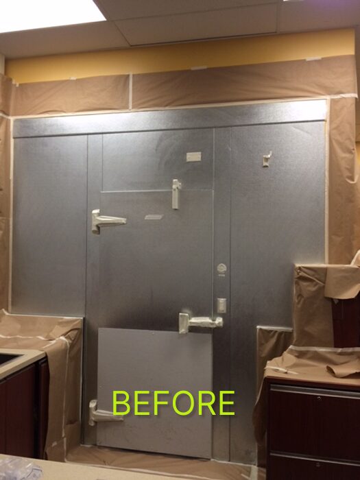 Before WalkIn Door